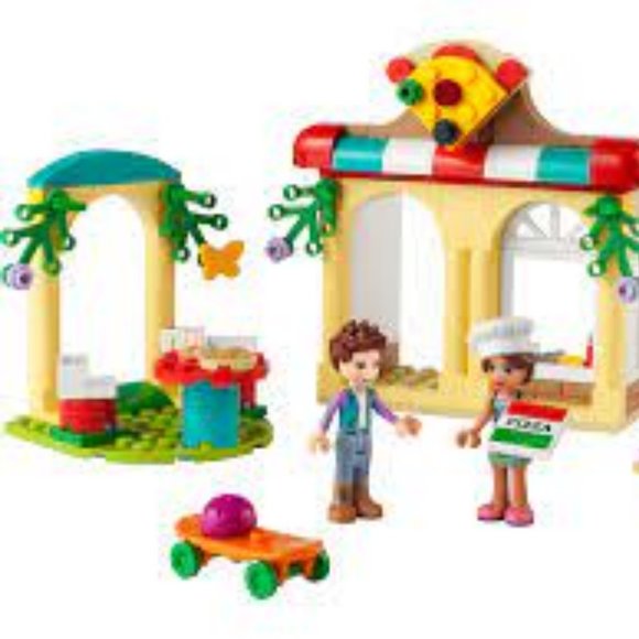 NWT LEGO FRIENDS HEARTLAKE CITY PIZZERIA 41705 144 PIECES AGES 5+ - Picture 2 of 9